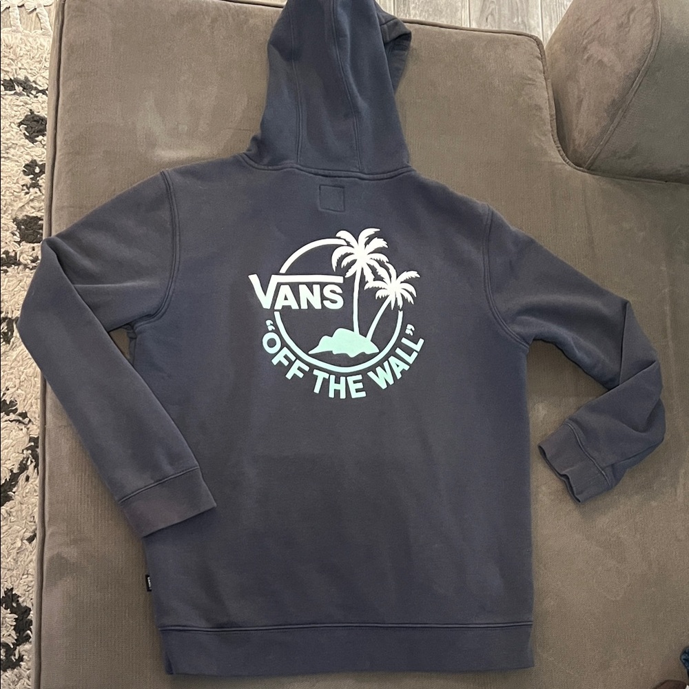 Vans Dark Blue Hoodie with Graphic Print